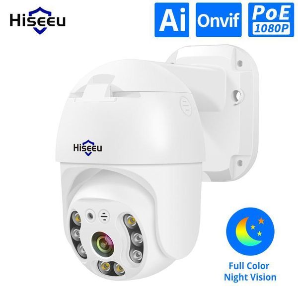 

cameras hiseeu h.265 1080p poe ptz ip camera 4x digital zoom 2mp onvif for nvr 48v cctv system outdoor waterproof1