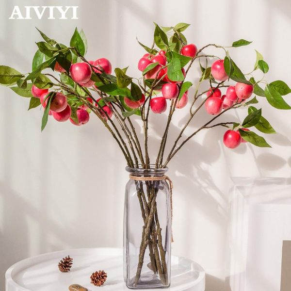 

new simulation plant simulation fruit fake branch two fork pulp home wedding party decoration
