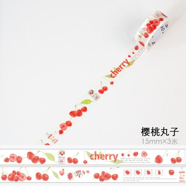 

2016 фруктовый напиток чайная лента diy украшения скрапбукинг планировщик маскировка лента клей летка этикетка наклейка канцтовары h