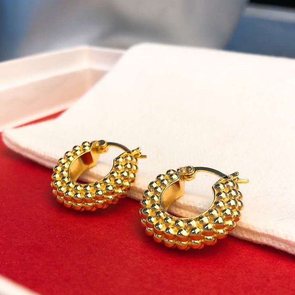 

charming women earrings yellow gold plated hoops earrings for girls women for party wedding nice gift for girls women, Golden;silver
