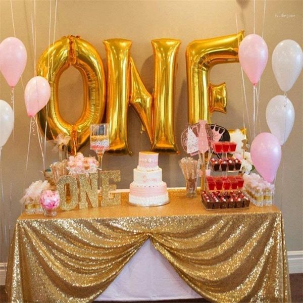 

table cloth sparkly sequin tablecloth 50x102inch gold glitter linens for wedding party birthday baby shower events prom des1