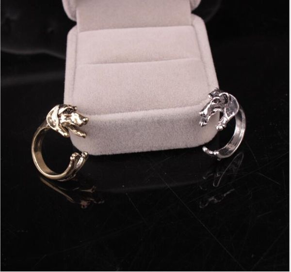 

vintage adjustable men and animal ring women, Silver