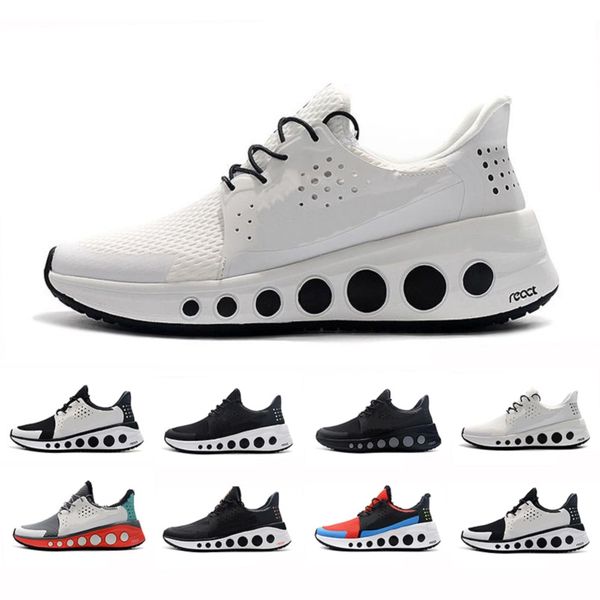 

new arrival triple white react cruzrmax mens running shoes black orange red white triple-colors white black men sports sneakers 40-45
