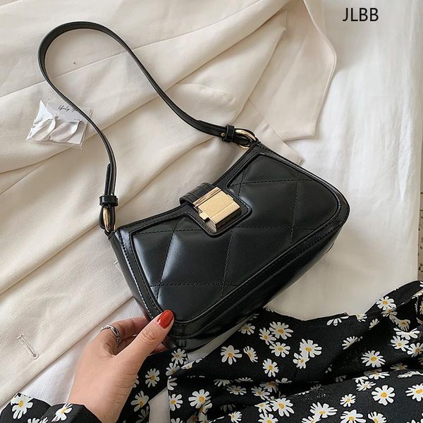 

small pu leather armpit bag for women 2021luxury shoulder handbags female travel crossbody bag design cross body
