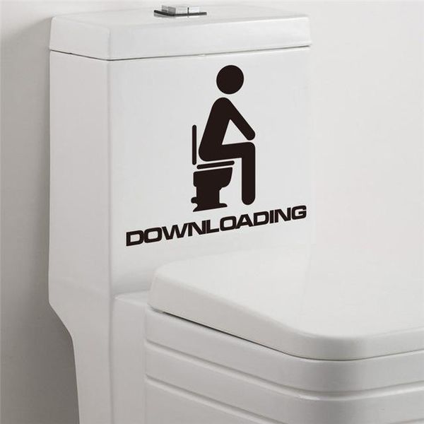 

2020 funny smile bathroom wall stickers toilet home decoration waterproof wall decals for toilet sticker decorative poster home decor