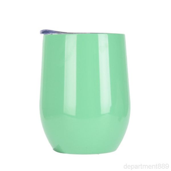 

a-12oz wine egg stemless tumbler stainless steel double walled with lid mixed colors options owd2863