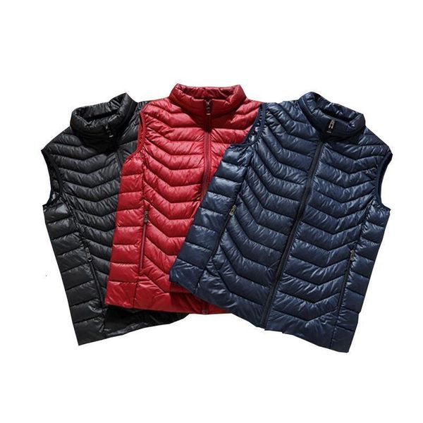 

новый жилет мужчины модный бренд мужская куртка без рукавов жилеты зимние куртки мужчины повседневная пальто мужской жилет человек хлопок ут, Black;white