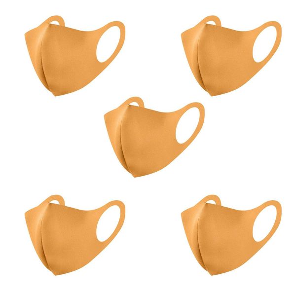 

upgytu factory price 5pcs women reusable mask fabric protective face masks headband bandana mascarillas mondkapjes wasbaar cubr 5 n