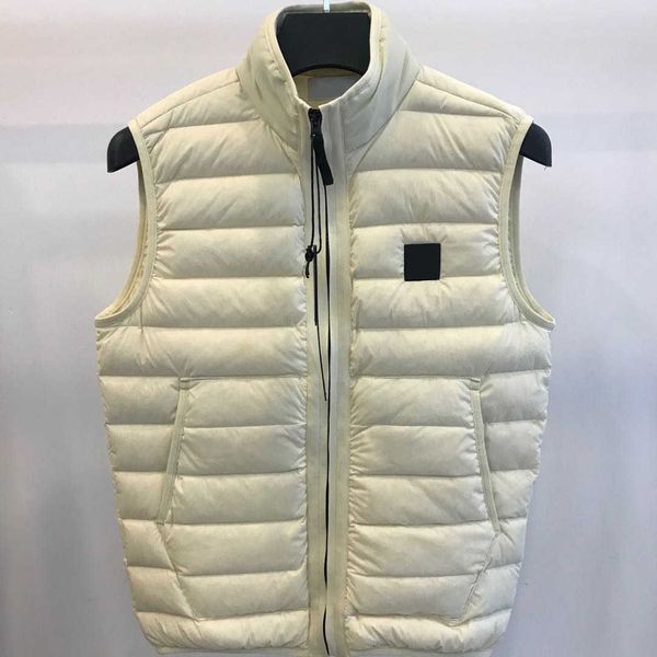 

мужчины женщины жилет куртка с грудой значок мода мужчины без рукавов вниз куртка высокое качество сплошные цвет парки пальто зимняя одежда, Black;white