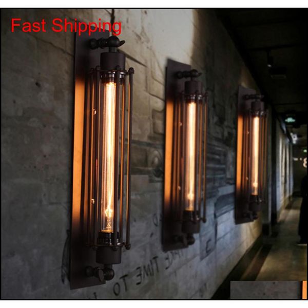 

e27 vintage led wall light modern corridor vintage retro industrial wall lamp led w-filament indoor light 3cln9