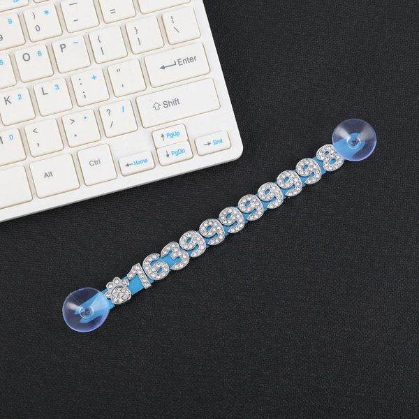 

diy handmade crystal crystal car styling trial parking card diamond sucker phone noctilucent number card plate автомобильные аксессуары h sq