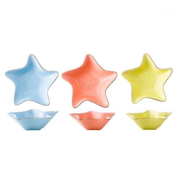 

3 pcs ceramic sauce dish restaurant relish plate practical seasoning dish1