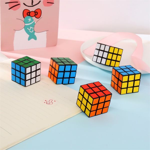 

3cm colorful mini puzzle cube toy mini magic cubes kid intelligence toys puzzle game toys kids boys birthday gifts