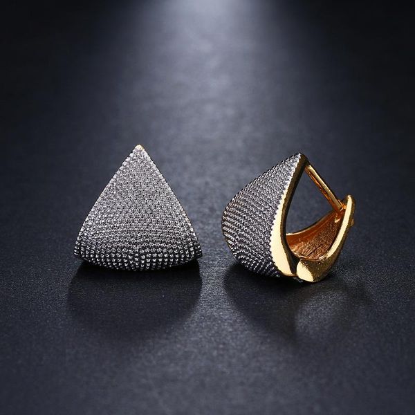 

new trendy geometric stud earrings for woman charm wedding jewelry, Silver