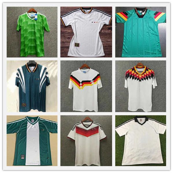 

world cup 1990 1994 1988 germany retro littbarski ballack soccer jersey klinsmann matthias 1998 2014 shirts kalkbrenner jersey 1996 2004, Black;yellow