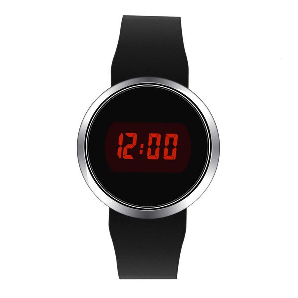 

simple sports led digital kids watches girls boys clock child wristwatch electronic for girl boy surprise gif dz-1 pinbo, Silver
