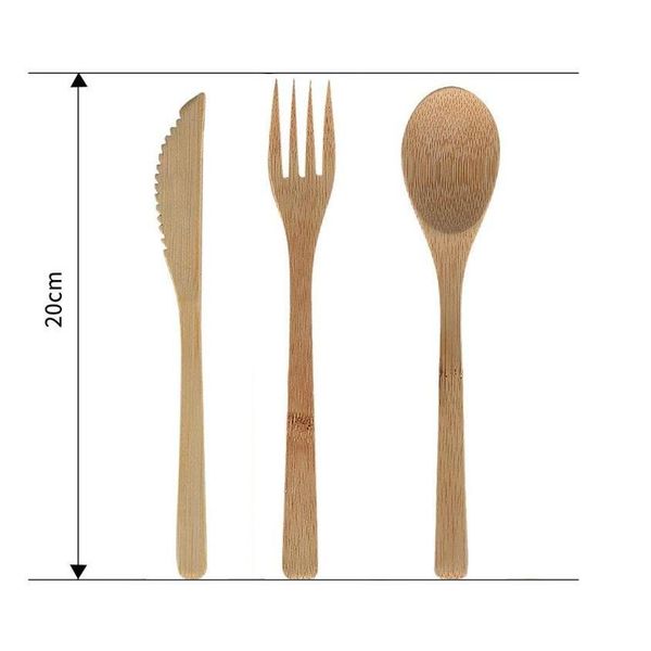 

new arrival bamboo tableware 300pcs(100 set) 100% natural bamboo spoon fork knife set sqctwp home_hot