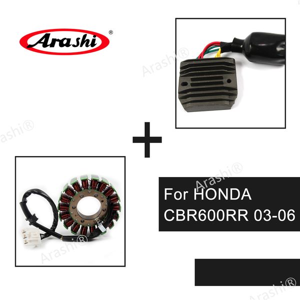 

arashi magneto engine generator stator coil & voltage regulator rectifier motorcycle for honda cbr600rr cbr 600rr 2003 2004 2005 2006