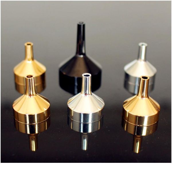 

5pcs/pack metal small aluminum funnel for perfume transfer diffuser bottle mini liquid 5pcs/p jllwwv