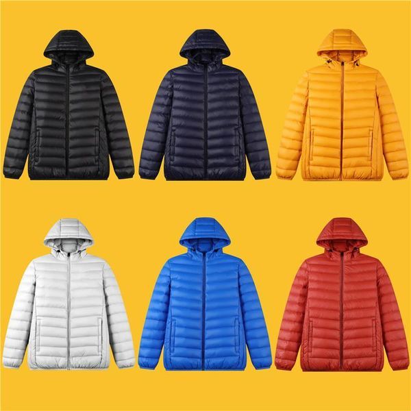 

mens jacket winter jacket thermal thick down coat snow male warm outwear ultralight white duck down jacket 6 color s-4xl fits 220 pounds, Black