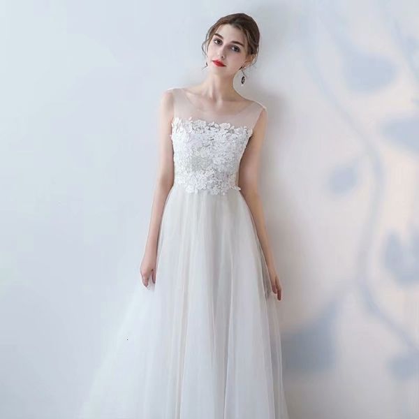 

2021 new apply o-neck wedding dressed robe soiree bride to be*1087 robot mari e cy8d, Blue;red