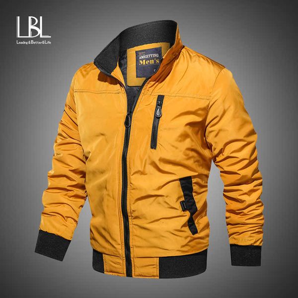 

new mens jackets spring autumn military coats fashion army casual outerwear male bomber jacket men overcoats brand clothing 201120, Black;brown