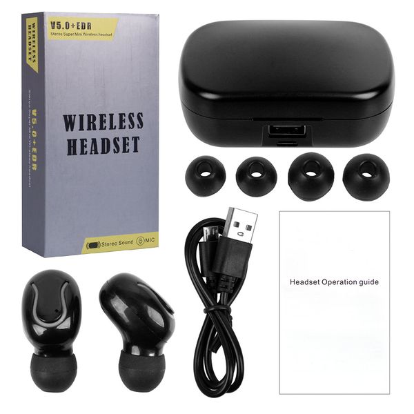 

new in ear true wireless earbuds wireless bluetooth 5.0 headphones tws ipx7 waterproof earphones 8d stereo noise cancelling headset