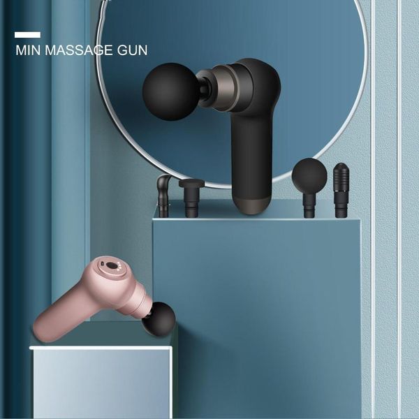 

accessories professional massage gun muscle pain relief deep tissue percussion electric body fascia massager exercising relaxation
