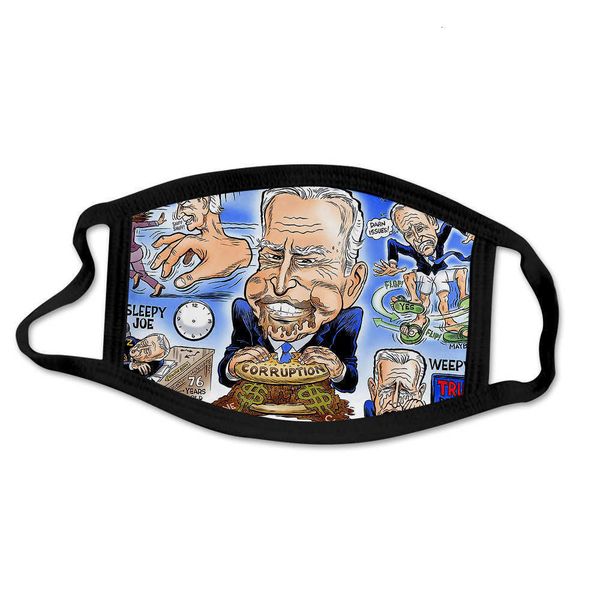 

uh2oku factory price us presidential election dustproof and windproof 3d printing ice silk cloth cotton masks 3 n