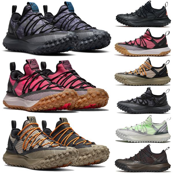 

acg mountain fly low mens womens running shoes outdoor black anthracite flash crimson brown basalt sea glass green abyss men trainers sports