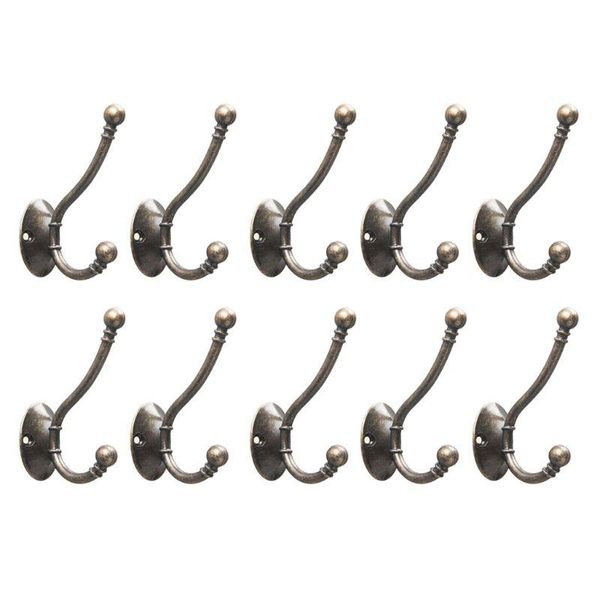 

hooks & rails 10pcs wall for hanging heavy duty hat towel coat mounted hangers