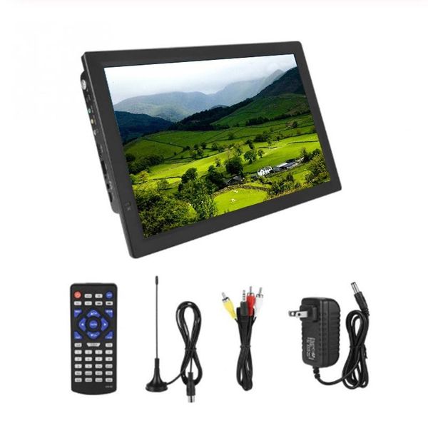 

14.1 inch dvb t2 digital tv 1080p hd portable television mini led car digital tv atv 16:9 sn ratio with vga usb