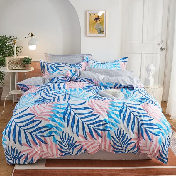 

home textile aloe cotton four-piece size bed sheet bedding