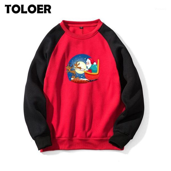 

christmas hoodies 2020 new year spring sweatshirts men/women casual santa autumn winter warm xmas gift diy print o-neck pullover1, Black