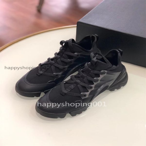 

the lace up connect casual shoes pvc transparent glue block d-connect sneaker women neoprene grosgrain ribbon size 35-41, Black;white