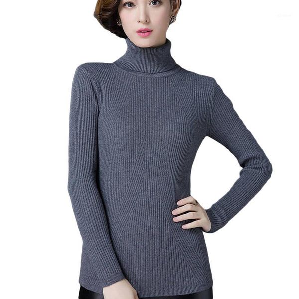 

new 2020 women autumn winter cashmere sweaters turtleneck warm pullover solid minimalist elegant sweater1, White;black