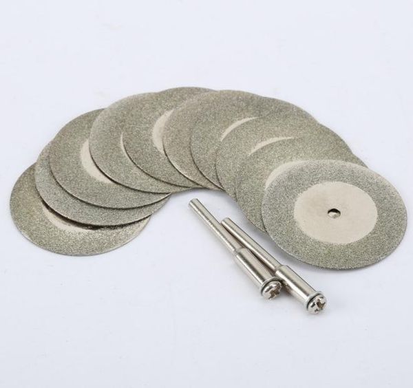 

tools 10pcs 35mm accessories stone jade glass diamond dremel cutting disc fit rotary tool drills tool bbyehm yh_pack