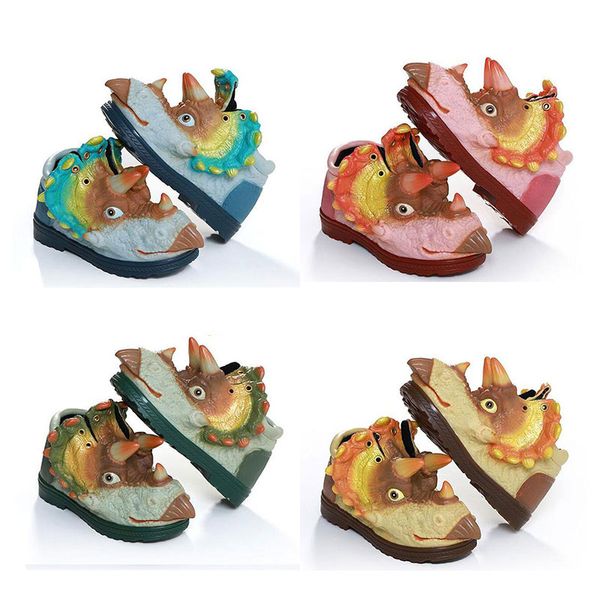 

new creative 3d dinosaur shoes kids shoes baby girls boys medium children&#39s sports keep warm soft comfortable size 25-30 style 1, Black