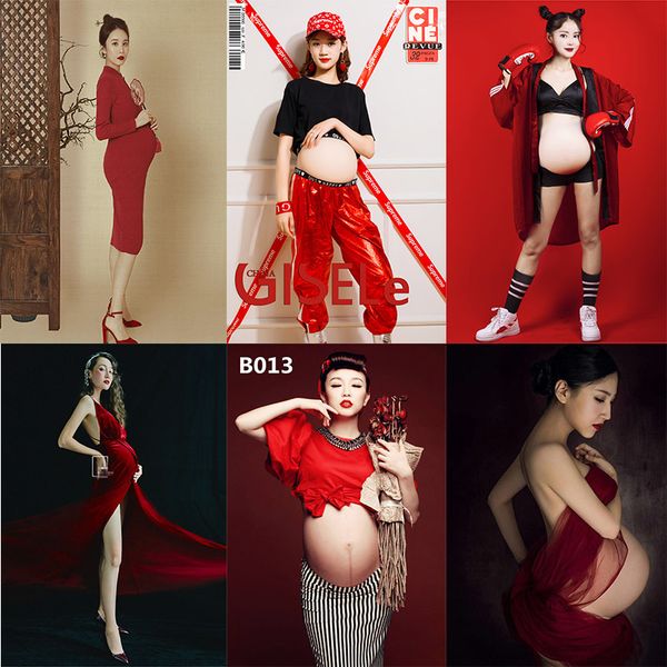 

pgraphy new red studio pregnant women's clothing, White