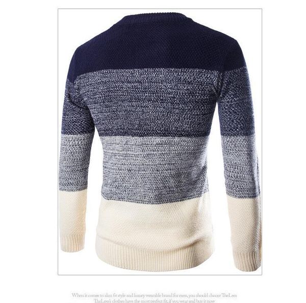 

men casual sweater autumn winter warm sweaters clothes 201203, White;black