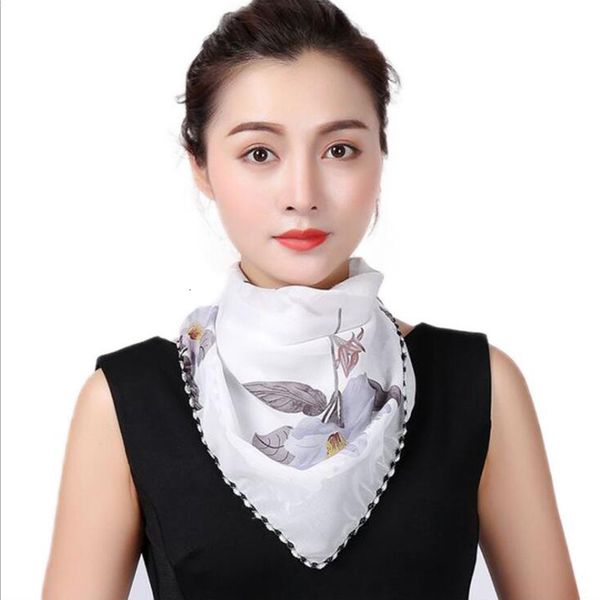 

handkerchief women silk chiffon outdoor windproof half face dust-proof sunshade masks scarf dust mask paoutletenjq
