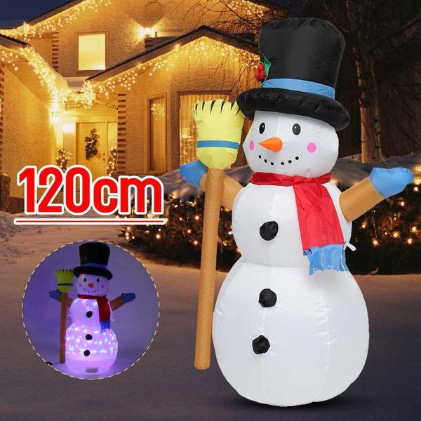 

christmas decorations 1.2m decoration inflatable snowman/nutcracker/christmas bear with lights