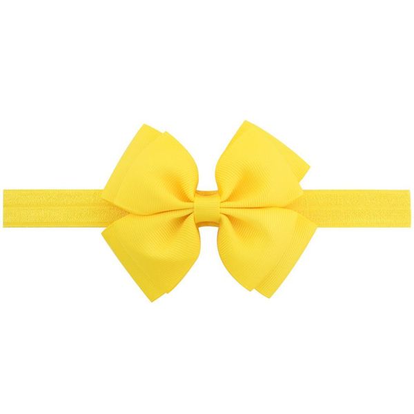 1 peça Sweet Color Kids Bow Bow Head Band Bows Solid Ribbon com fino banda de cabelo Props Girls Bow tiara Headwrap 787 q sqcfiz