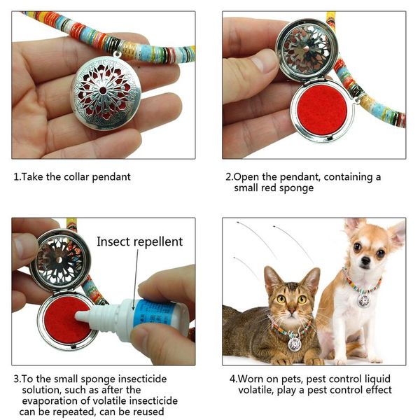 

adjustable dog collar anti flea tick collars repel lice mite mosquitoe pet necklace neck strap practical outdoor inse wmtxor