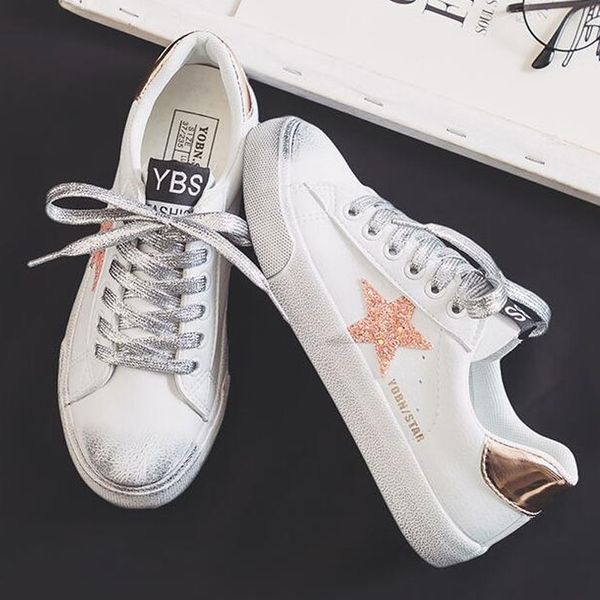 

white canvas women's vulcanize shoes women for girls woman elegance autumn ins pu shine star y200801, Black