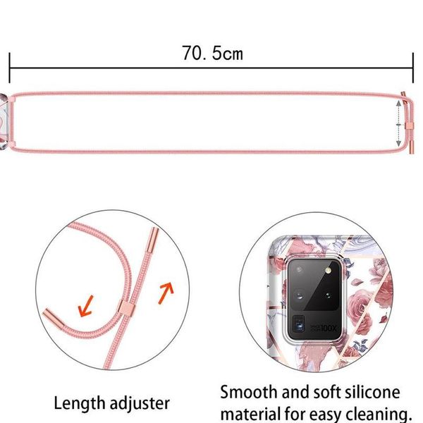 

strap cord chain phone cover for samsung galaxy s20 s10 s9 plus necklace lanyard shoulder carry cover case for s20 ul qylcxa