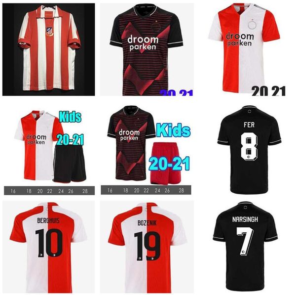 

20 21 feyenoord soccer jersey berghuis football shirt jorgensen kokcu camisa de futebol sinisterra camiseta de futbol toornstra maillot foot, Black;yellow