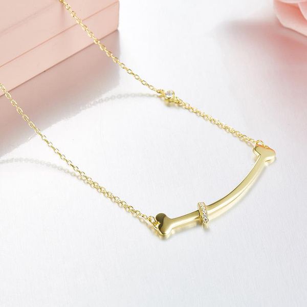 

fashion brand adorable puppy series bone necklace animal pet dog jewelry 925 sterling silver necklace bone choker for women