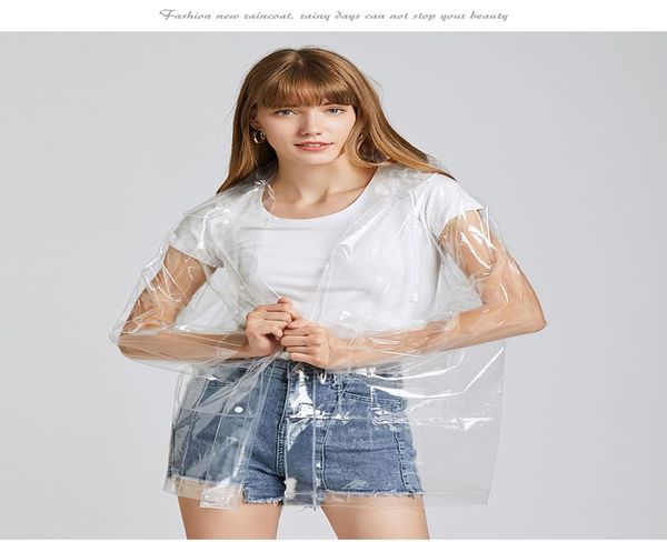 

freesmily женщины чистый плащ еда водонепроницаемый дождевой куртка пальто с съемным капюшоном freesmily женский офис wmthbu