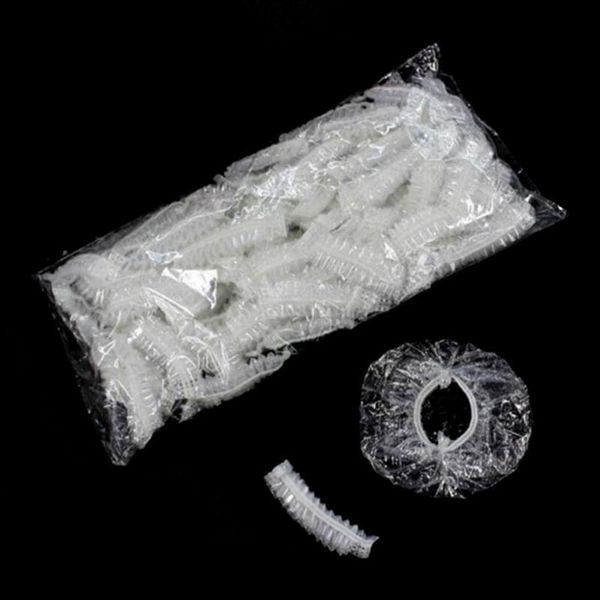 

100pcs disposable waterproof ear cover salon dyeing hair ear protector caps shower waterproof coloring ear protect qylvxf